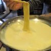 吉丁の豆乳鍋で作るトロトロ湯葉